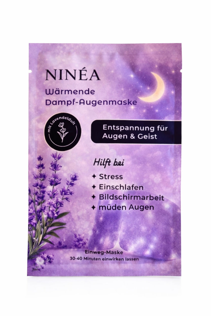 NINÉA Wärmende Dampf-Augenmaske (Lavendel)