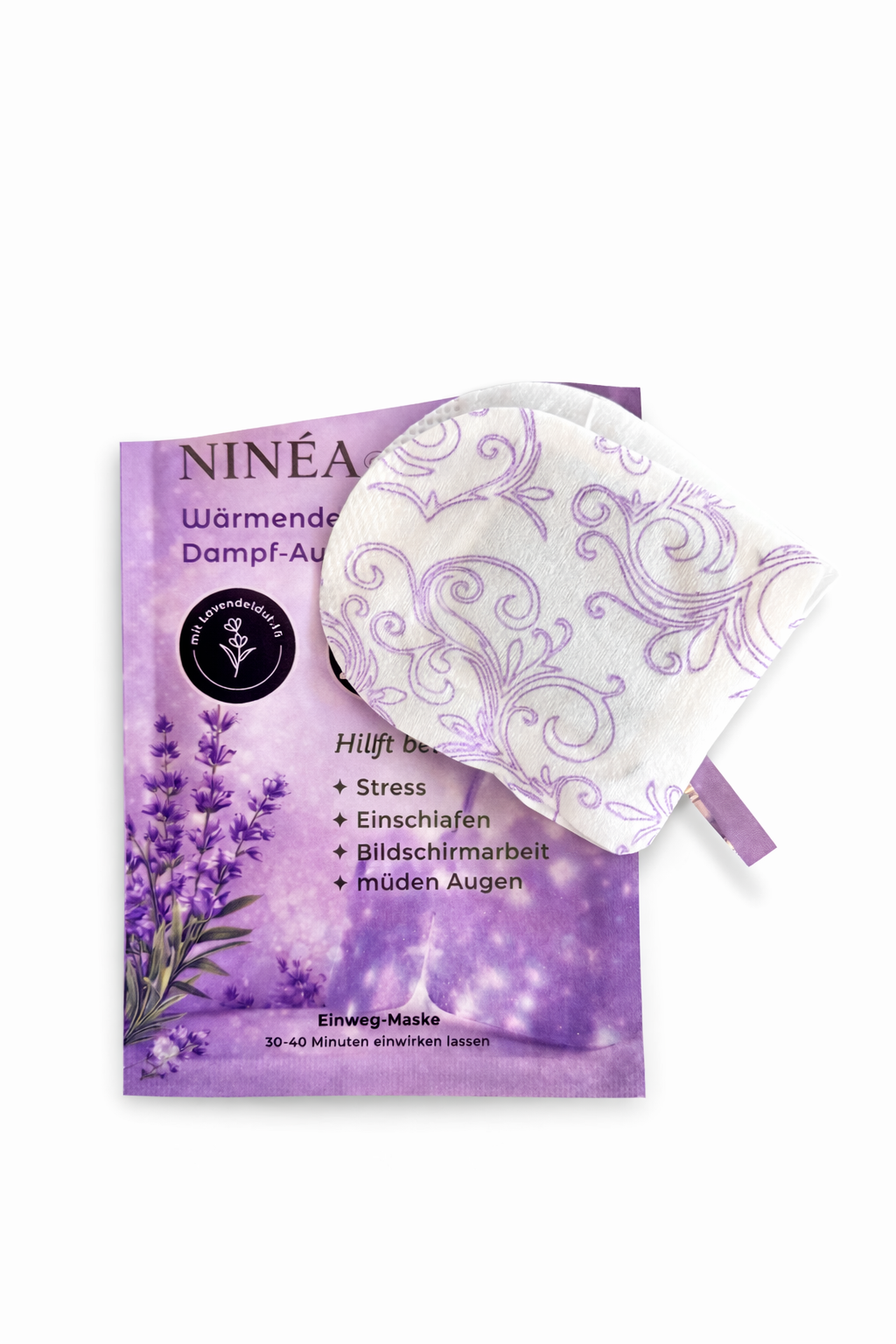 NINÉA Wärmende Dampf-Augenmaske (Lavendel)