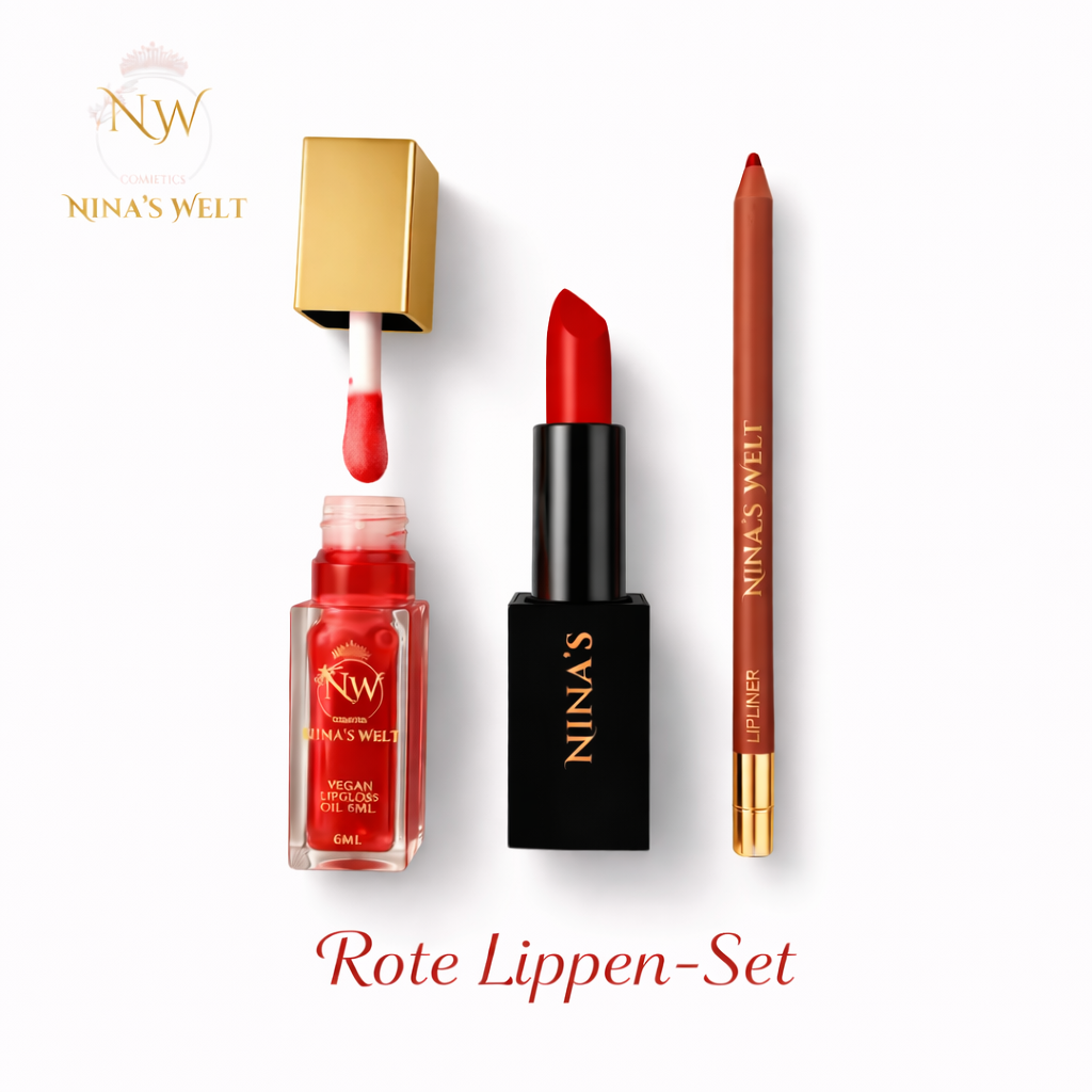 Rote Lippen Kombi - Set